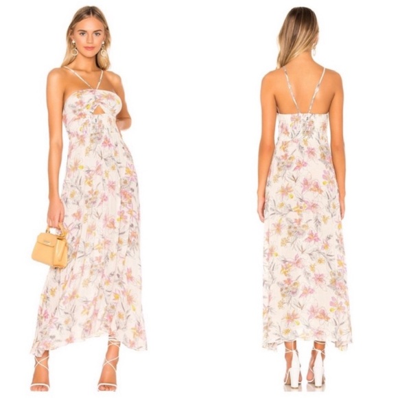 Free People One Step Ahead Maxi Dress In Ivory | REVOLVE - Picture 5 of 14